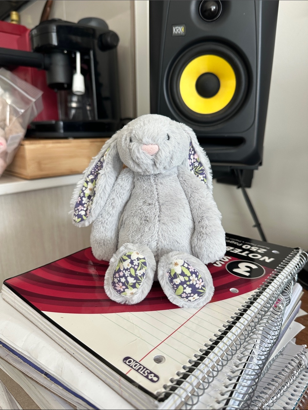 Jellycat Silver Blossom Bunny Small